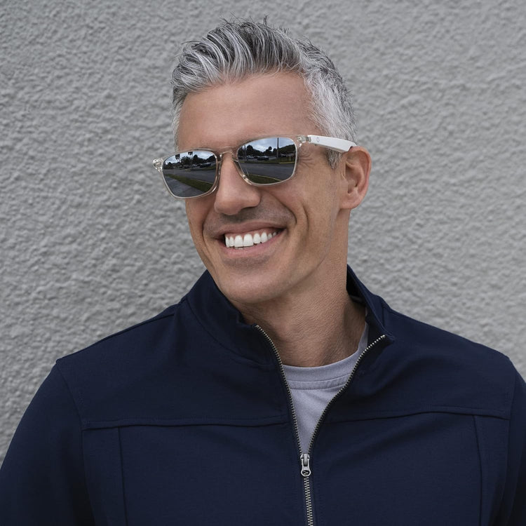 Lyte Bluetooth Sunglasses for Men & Women – Smart Glasses with Wireless Headphones - Compatible with Alexa and Siri - Lytening
