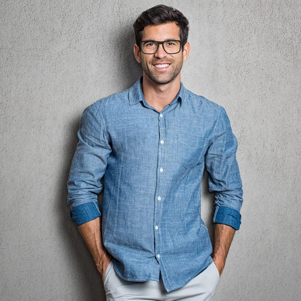 Smart Audio Glasses (Blue Light & Sun Lenses) for Men and Women, Open Ear Speaker & IP67 Waterproof, Rectangular, Medium